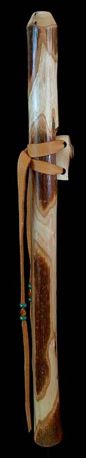 Ash Branch Flute in A with Malachite Inlay from Dryad Branch Flutes