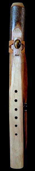 Ash Branch Flute in F with Tiger’s-Eye from Dryad Branch Flutes