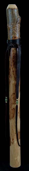 Ash Branch Flute in D# with Serpentine Inlay from Dryad Flutes