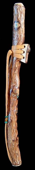 Peppertree Branch Flute in A with Malachite Inlay from Dryad Branch Flutes