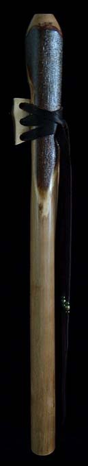 Olive Branch Flute in F# with Jade Inlay from Dryad Branch Flutes