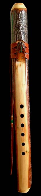 Willow Branch Flute in F# with Malachite Inlay from Dryad Branch Flutes