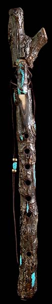 English Walnut Branch Flute in High D from Dryad Flutes