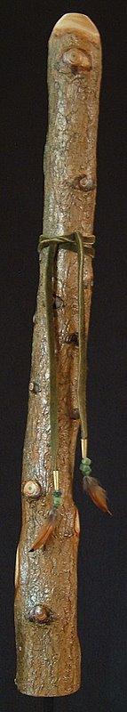 Ginkgo Branch Flute in A#, back