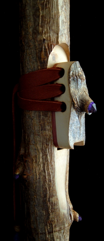 Tobacco Prayer Flute in Fm from Dryad Flutes