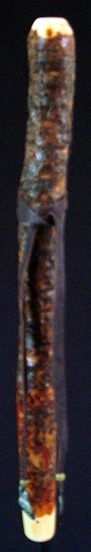 Ponderosa Pine Branch Flute in c#, back